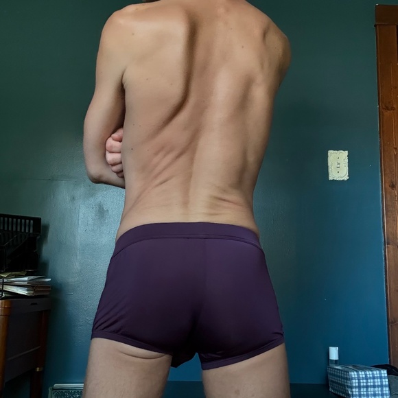 Men's Bodyaware Glow Uplift Boxer Brief in Lime or Plum - Size Small, NWT - Picture 7 of 8